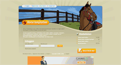 Desktop Screenshot of horsetemptation.com