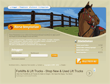 Tablet Screenshot of horsetemptation.com